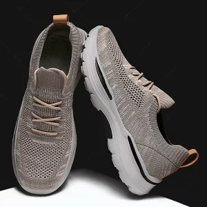 Herren-Turnschuhe Mit Breiter Passform - Grau