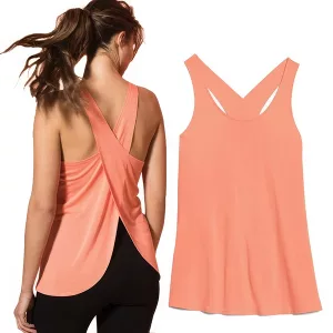 Fitness-Shirt, Sport-Shirt, Sport-Top, Quick Dry Shirt, Yoga-Shirt, Cross Back Top, Fitness-Shirt, Cross Back Shirt