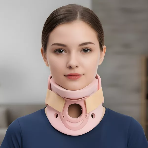 neck brace, cervical collar, neck support, neck support brace, foam neck brace, adjustable neck brace