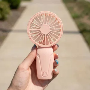 handheld fan, neck fan, portable neck fan, mini portable fan, folding hand fan, necklace fan, wearable fan, rechargeable handheld fan